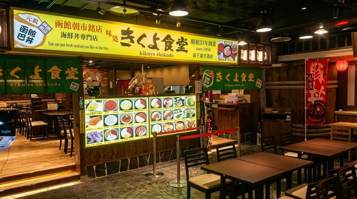 きくよ食堂新千歳空港店外観1